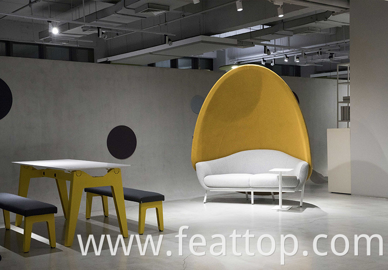 Modern design fabric upholstered sofa seating /acoustic office meeting pod/office workstation